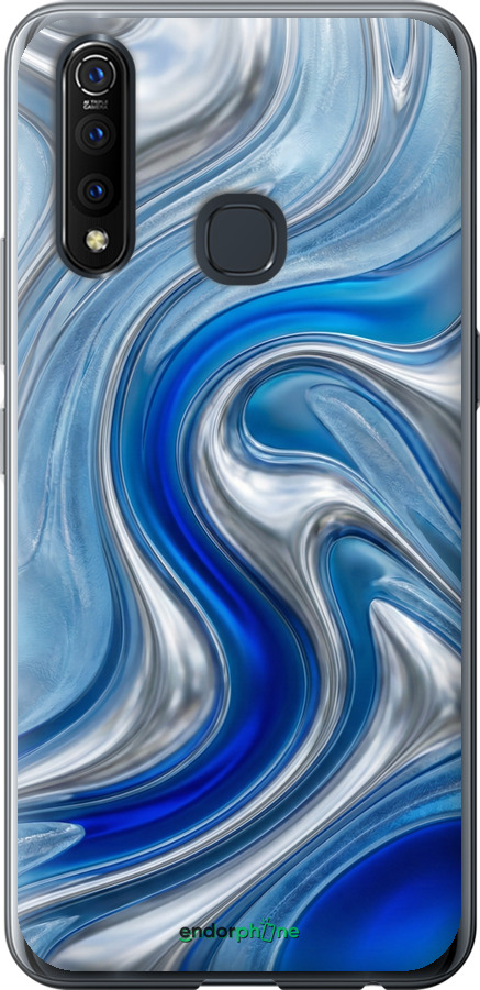 Силиконовый чехол Liquid Chrome для Vivo Z5X - 6781u-1765 изображение 