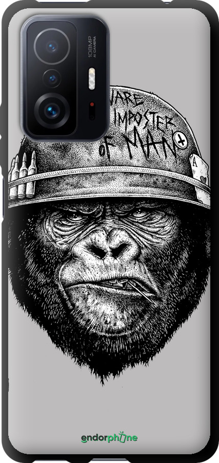 TPU чехол military monkey для Xiaomi 11T - 4177b-2487 изображение 