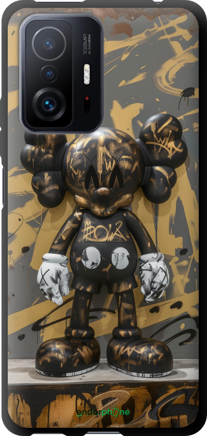 TPU чехол Bronze kaws для Xiaomi 11T - 6097b-2487 изображение 