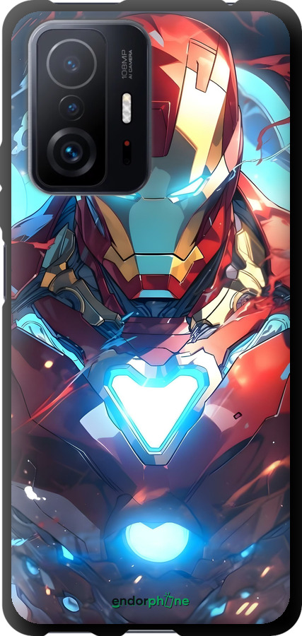 TPU чехол Железный человек для Xiaomi 11T - 6372b-2487 изображение 