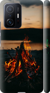 3D пластиковий матовий чехол Вогонь для Xiaomi 11T Pro - 6021m-2552 изображение 