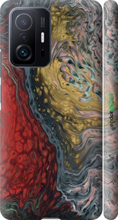 3D пластиковый матовый чехол С изображением абстрактной живописи для Xiaomi 11T - 6530m-2487 изображение 