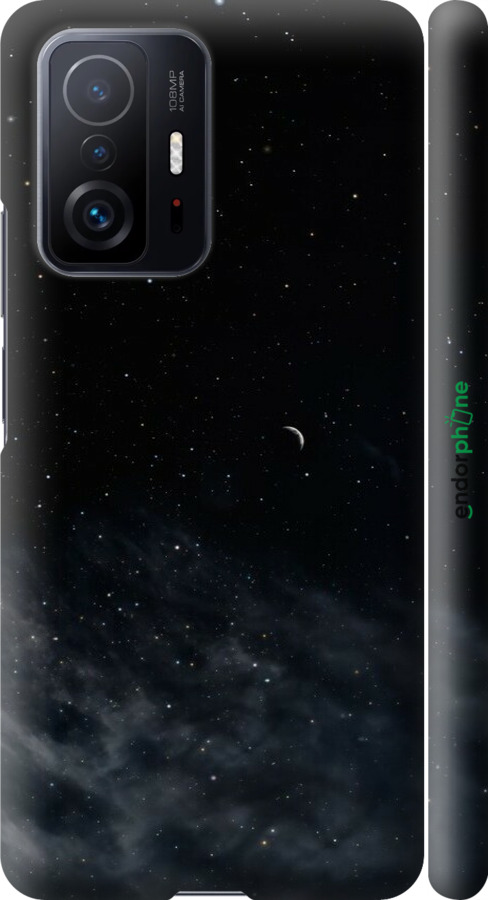 3D пластиковый матовый чехол Ночное небо для Xiaomi 11T Pro - 6451m-2552 изображение 