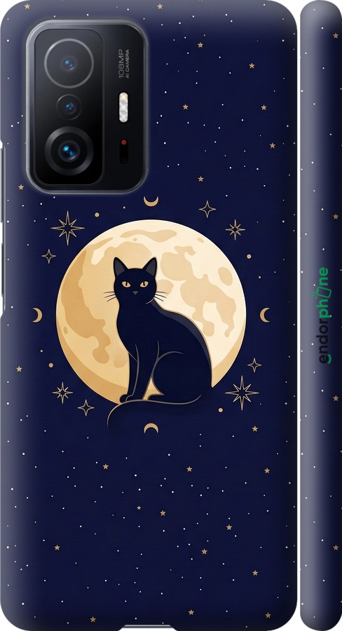 3D пластиковый матовый чехол Cute Cat Celestial/Witchy для Xiaomi 11T Pro - 6787m-2552 изображение 