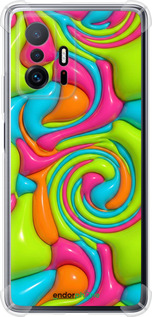 Силикон с усиленными углами чехол Y2K Jelly Dream для Xiaomi 11T - 6780sp-2487 изображение 