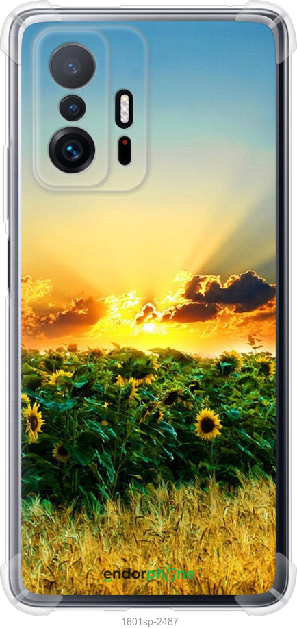 

Силіконовий протиударний с посиленими кутами чохол "Україна" для Xiaomi 11T