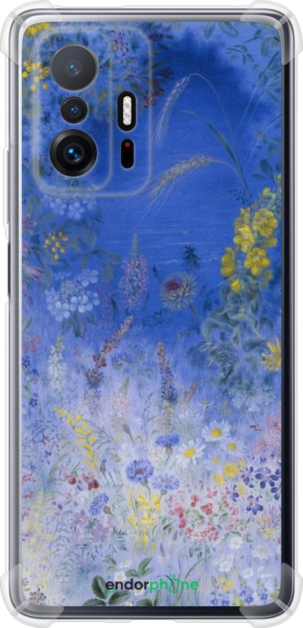 Силіконовий протиударний с посиленими кутами чехол Білокур для Xiaomi 11T Pro - 5908sp-2552 изображение 