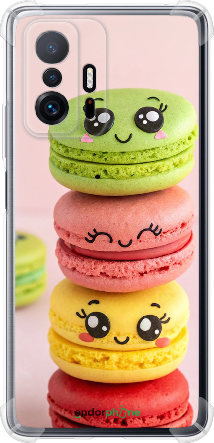 Силикон с усиленными углами чехол Печенье для Xiaomi 11T - 6693sp-2487 изображение 