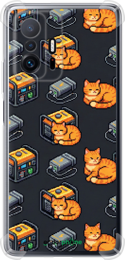 Силіконовий протиударний с посиленими кутами чехол Autonomous Zone для Xiaomi 11T Pro - 6771sp-2552 изображение 