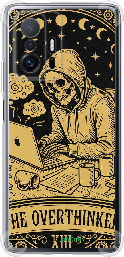 Силикон с усиленными углами чехол The Overthinker для Xiaomi 11T Pro - 6774sp-2552 изображение 