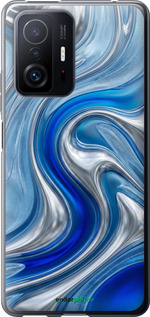 Силиконовый чехол Liquid Chrome для Xiaomi 11T Pro - 6781u-2552 изображение 
