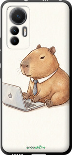 TPU чехол Funny Capybara CEO Working для Xiaomi 12 Lite - 6777b-2579 изображение 