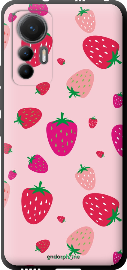 TPU чехол Клубнички для Xiaomi 12 Lite - 4332b-2579 изображение 