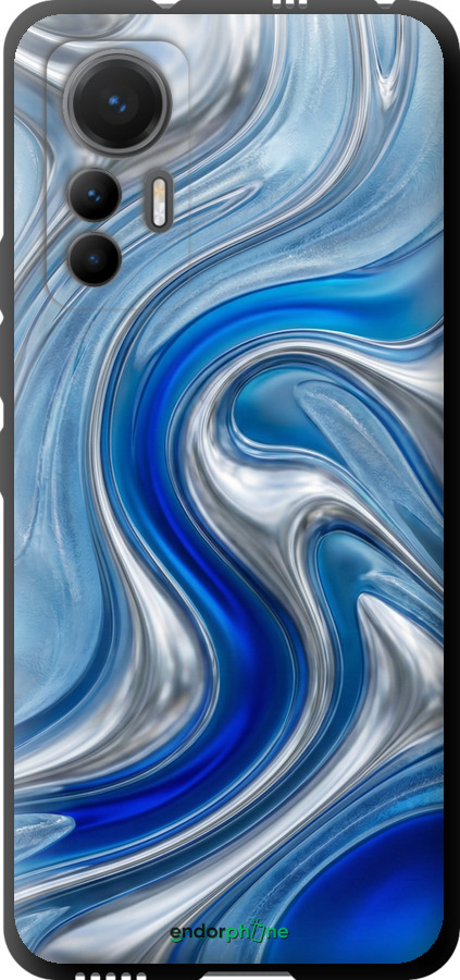 TPU чехол Liquid Chrome для Xiaomi 12 Lite - 6781b-2579 изображение 