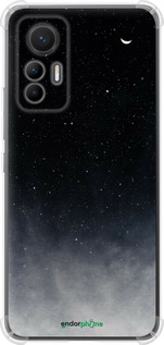 Силикон с усиленными углами чехол Сині хмари, Синій місяць для Xiaomi 12 Lite - 6396sp-2579 изображение 