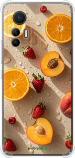 Силіконовий протиударний с посиленими кутами чехол Фрукти 3 для Xiaomi 12 Lite - 6703sp-2579 изображение 