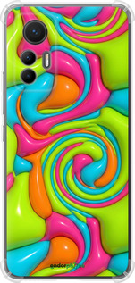 Силіконовий протиударний с посиленими кутами чехол Y2K Jelly Dream для Xiaomi 12 Lite - 6780sp-2579 изображение 