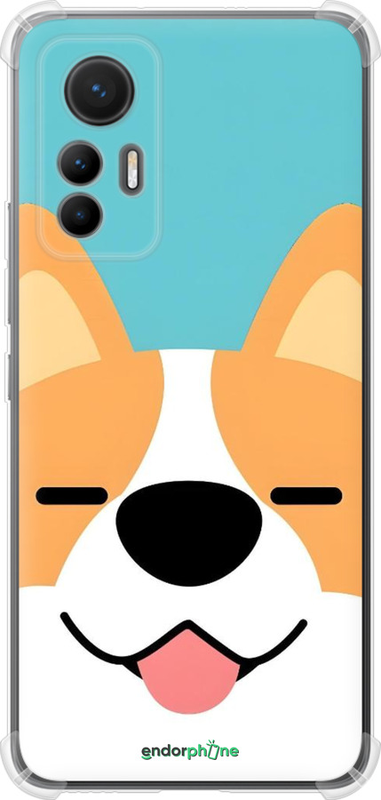 Силикон с усиленными углами чехол Корги для Xiaomi 12 Lite - 6280sp-2579 изображение 