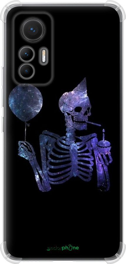 Силикон с усиленными углами чехол Скелетное искусство для Xiaomi 12 Lite - 6536sp-2579 изображение 