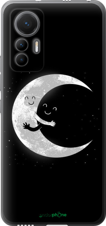 Силиконовый чехол Лунные объятия для Xiaomi 12 Lite - 6508u-2579 изображение 