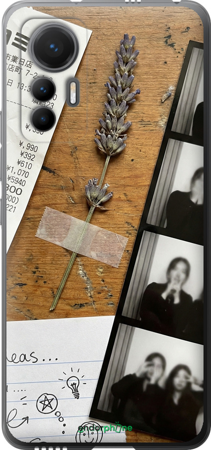 Силіконовий чехол Aesthetic Scrapbook Collage для Xiaomi 12 Lite - 6773u-2579 изображение 