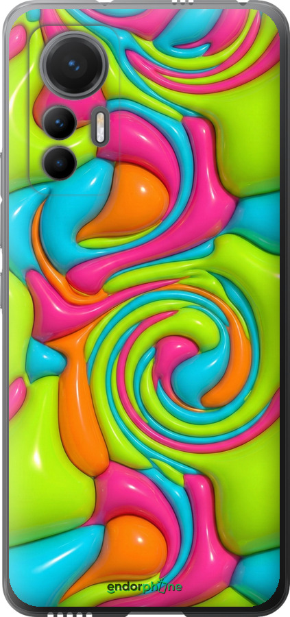 Силіконовий чехол Y2K Jelly Dream для Xiaomi 12 Lite - 6780u-2579 изображение 