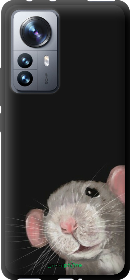 TPU чехол The Peeking Rat для Xiaomi 12 Pro - 6442b-2560 изображение 