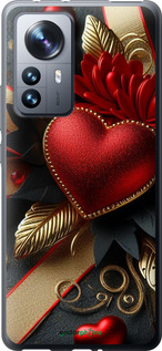 Силіконовий чехол Сердечки v2 для Xiaomi 12 Pro - 5832u-2560 изображение 