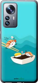 Силиконовый чехол Суши для Xiaomi 12 Pro - 6354u-2560 изображение 