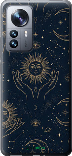 Силиконовый чехол 'Celestial Harmony: Sun & Moon Gold Mystic Pattern' для Xiaomi 12 Pro изображение 5