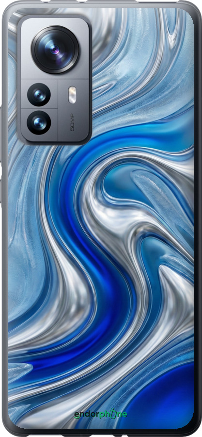 Силиконовый чехол Liquid Chrome для Xiaomi 12 Pro - 6781u-2560 изображение 