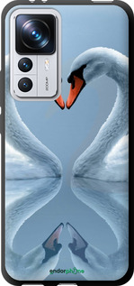 TPU чехол Лебеди для Xiaomi Redmi K50 Ultra - 6007b-3331 изображение 