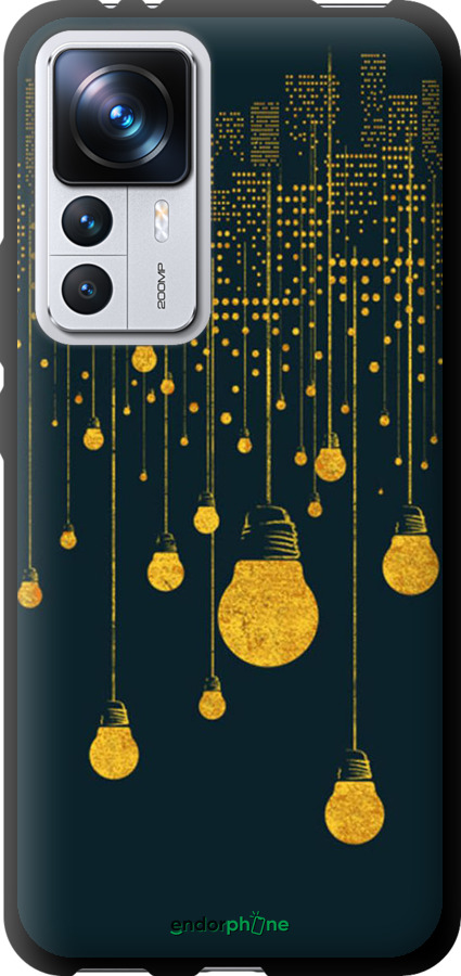 TPU чехол Иллюстрация ночного города для Xiaomi Redmi K50 Ultra - 4162b-3331 изображение 