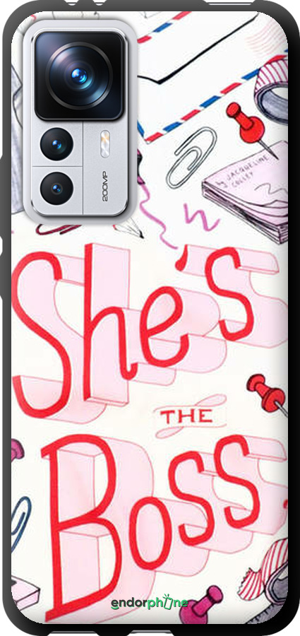 TPU чехол she's the  boss для Xiaomi Redmi K50 Ultra - 4254b-3331 изображение 