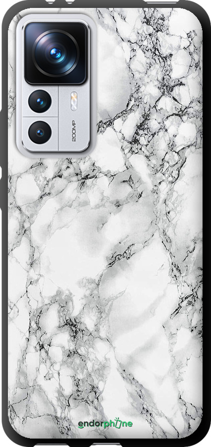 TPU чехол Мармур білий для Xiaomi 12T Pro - 4480b-2869 изображение 