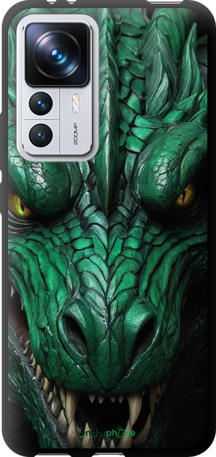 TPU чехол Зелёный дракон v2 для Xiaomi Redmi K50 Ultra - 5817b-3331 изображение 