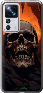 Силиконовый чехол Череп в пещере для Xiaomi Redmi K50 Ultra - 5959u-3331 изображение 