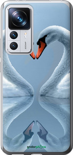 Силиконовый чехол Лебеди для Xiaomi Redmi K50 Ultra - 6007u-3331 изображение 