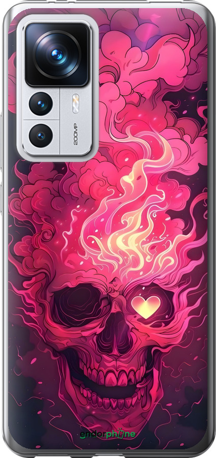 Силіконовий чехол Череп арт для Xiaomi 12T Pro - 6385u-2869 изображение 