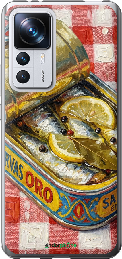 Силіконовий чехол Vintage Sardine Tin Phone для Xiaomi Redmi K50 Ultra - 6772u-3331 изображение 