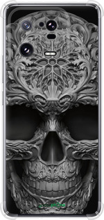 Силіконовий протиударний с посиленими кутами чехол skull-ornament для Xiaomi 13 Pro - 4101sp-2959 изображение 