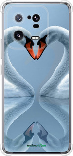 Силикон с усиленными углами чехол Лебеди для Xiaomi 13 Pro - 6007sp-2959 изображение 