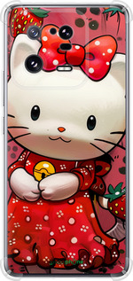 Силіконовий протиударний с посиленими кутами чехол hello kitty1 для Xiaomi 13 Pro - 6036sp-2959 изображение 