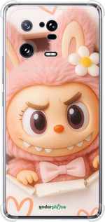 Силіконовий протиударний с посиленими кутами чехол Лабубу 2 для Xiaomi 13 Pro - 6710sp-2959 изображение 