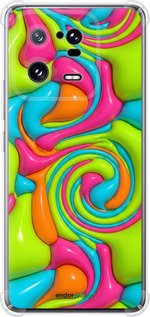 Силіконовий протиударний с посиленими кутами чехол Y2K Jelly Dream для Xiaomi 13 Pro - 6780sp-2959 изображение 