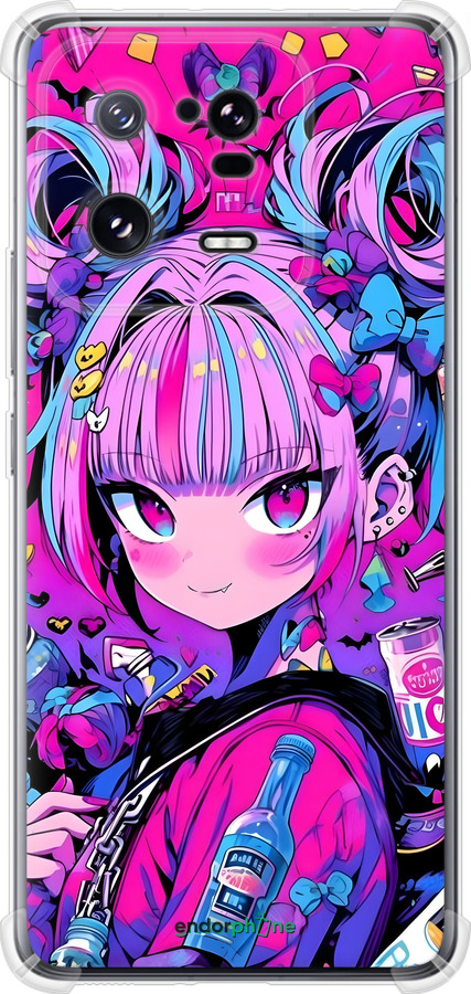 Силикон с усиленными углами чехол Аниме милаха для Xiaomi 13 Pro - 6314sp-2959 изображение 