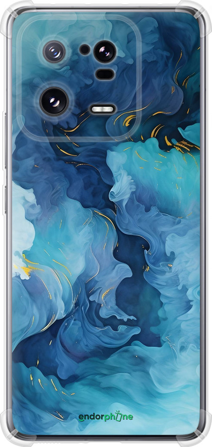 Силіконовий протиударний с посиленими кутами чехол Акварель для Xiaomi 13 Pro - 6320sp-2959 изображение 