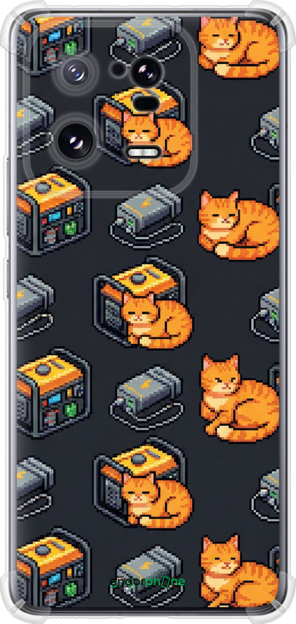 Силикон с усиленными углами чехол Autonomous Zone для Xiaomi 13 Pro - 6771sp-2959 изображение 