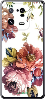 Силиконовый чехол Vintage flowers для Xiaomi 13 Pro - 4333u-2959 изображение 