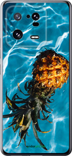 Силиконовый чехол Ананас на воде для Xiaomi 13 Pro - 4384u-2959 изображение 